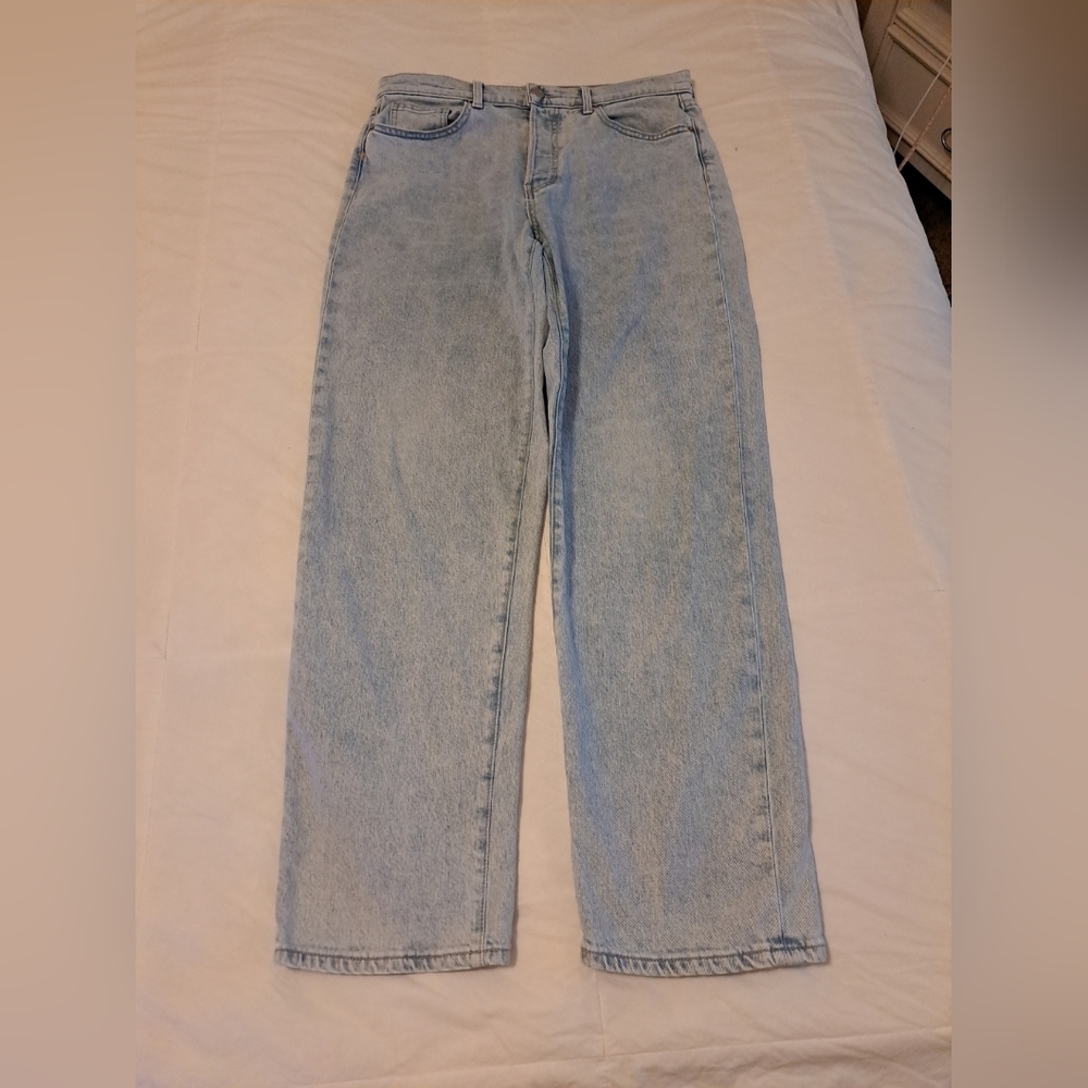 Veronica Beard Jeans Women’s 29 Blake Straight Leg High Rise Button Fly 32×29